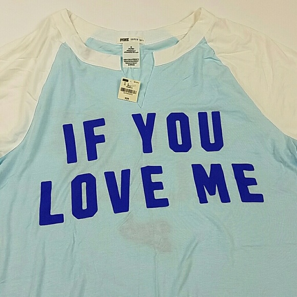 PINK Victoria's Secret Tops - Pink Victoria's Secret sleep shirt NWT